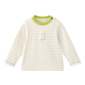 
babycare children's long-sleeved T-shirt for girls camellia tops for boys round neck bottoming shirt 2025 autumn new style