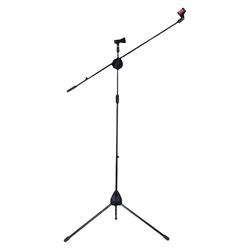 Double Microphone Floor-standing Microphone Stand Microphone Vertical Performance Professional Microphone Stand Thickened Microphone Stand Can Be Raised And Lowered