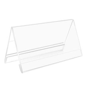 
Acrylic stand display card, seat card, table card, V-shaped table card, triangle table stand, tabletop placement, transparent table card, name card, conference seat card, table card, name table card, seat pedestal