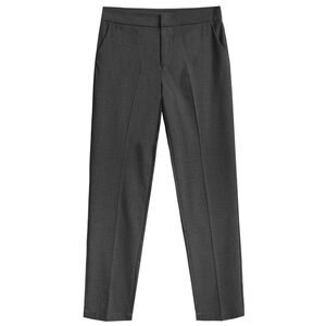 Nine -point professional suit pants female OL spring and autumn new high -waisted leisure straight pants black thin pencil trousers thin summer
