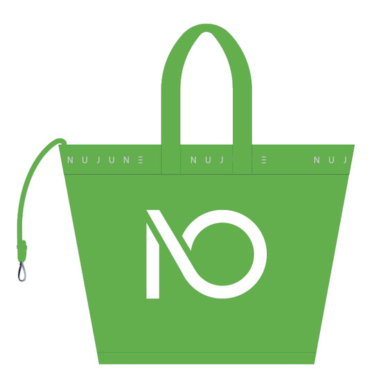 
NuJune new seaside resort beach anti-hourglass sandbag large-capacity swimming bag mesh diving storage bag for washing