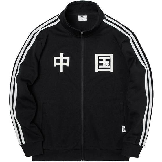 Hongxing Erke Yushi Chinese coat spring men's and women's couple sportswear stand-up collar cardigan sweatshirt jacket top
