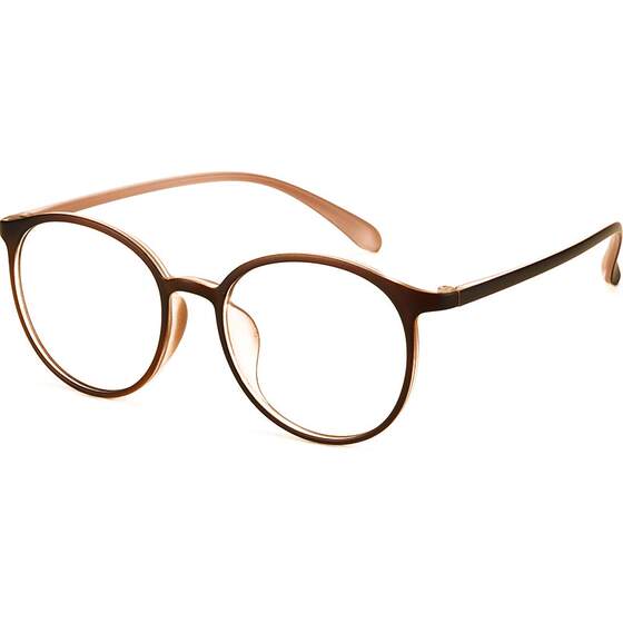 Retro -anti -radiation anti -blue -light myopia glasses round frame female Korean version of the tidal vegetarian beauty eyes