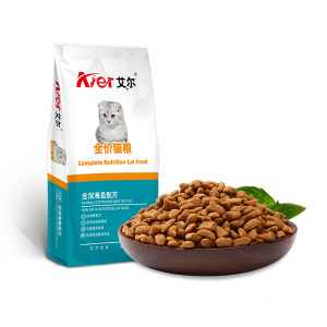 
Aier Cat Food Deep Sea Fish Beef Salmon Adult Cat Kitten Weight Loss Hair and Glasses American Short British Short Cat Ocean Fish Cat Main Food