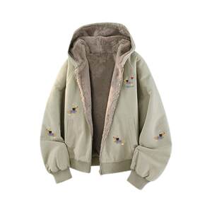 
Charles Heart Dachshund Dog Cotton Jacket Men Winter 2026 New Warm Thickened Mountain Eagle Couple Cotton Jacket