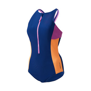 
Speedo/speedo unbounded series swimming fitness anti-chlorine sunscreen contrasting color slimming one-piece swimsuit for women