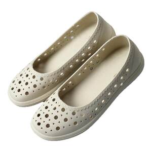 
Imported Vietnamese latex clogs for women, soft and beautiful sandals, non-slip, breathable, foot-covering beach shoes, non-stinky feet