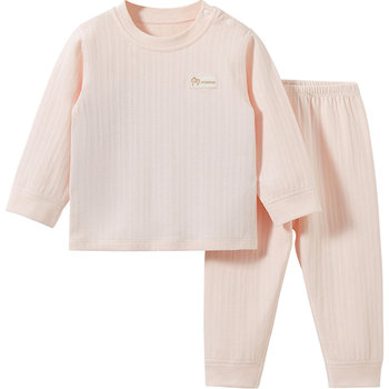 Baby pure cotton A boneless underwear set four seasons