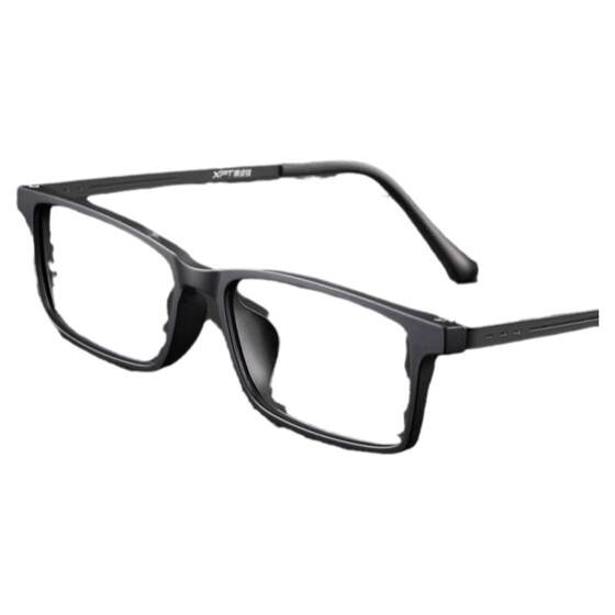 Super light pure titanium myopia glasses male tide -proof anti -Blu -ray fatigue glasses framework women's black frame plain flat light mirror