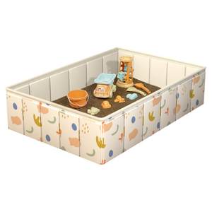 
Home version small sand pool children indoor home cassia toys sand set folding sand pool fence large particles