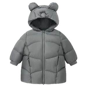 
[True Heart Down] Mini Bala Boys and Girls Three-Proof Down Jacket Baby Goose Down Long Jacket Winter