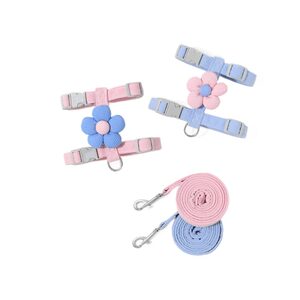 
Cat traction rope for walking cat traction preventing breaking out and going out for adjustable chest strap Teddy Bichon Bear pet supplies