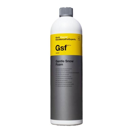 
Kochkoch Chemistry Gsf high bubble decontamination snow cherry car wash solution neutral car wash solution gentle and does not damage paint gloss