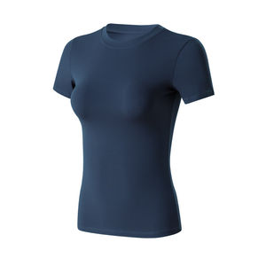 
Mitaogirl yoga wear short-sleeved women's summer new quick-drying outdoor fitness top running training sports T-shirt