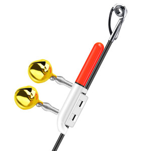 Night fishing electronic rod slightly light anti -throwing large copper bell fishing induction light fish rod sea rod alarm night light rod slightly light