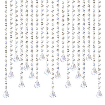 
Crystal glass wedding decoration guide curtain octagonal beads