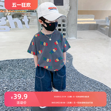 Boys' T-shirt short sleeved summer clothing 2022 new clothes