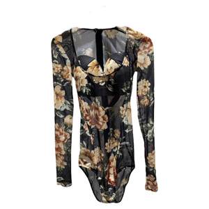 
SOSO classical dance long skirt passionate garland skirt retro color mesh strapless dance jumpsuit rich color top