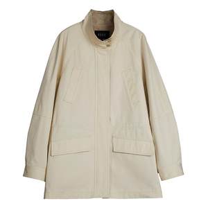 
ELLE French splicing plaid loose windbreaker for women 2025 autumn new design casual commuting fashionable jacket