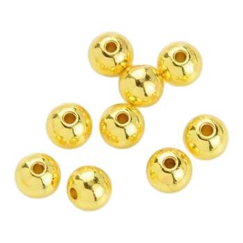 2-4mm color-protecting gold small beads gold and silver beads mixed and match isolated beads DIY handmade bracelet accessories materials