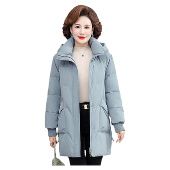 Yalu Women's Western Style Solid Color Mom Down Jacket