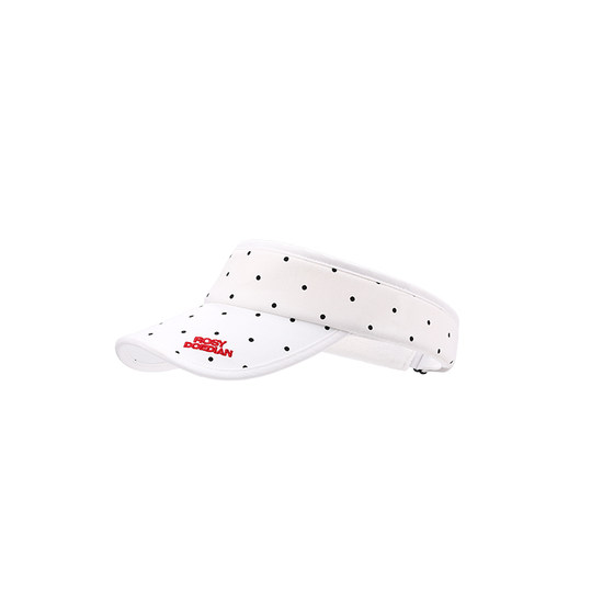 
ROSYDOEDIAN round skull empty top hat polka dot sun hat outdoor sun protection sports peaked hat
