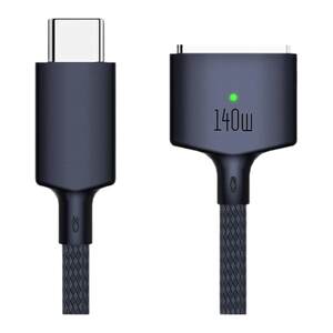 
TYPE-C to Magsafe3 adapter is suitable for Apple M1/M2/M3/M4 laptops MacBook Pro/Air to connect to PD charger 140W magnetic fast charging conversion cable