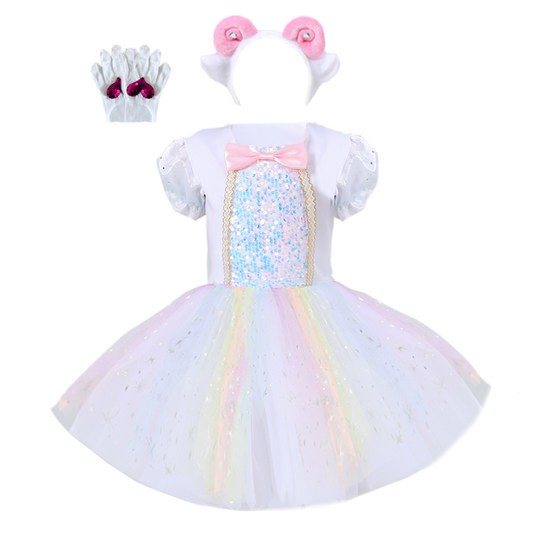 
Lamb performance costumes, children's cute gauze skirts, men's and women's modern dance kindergarten dance costumes, wolf and sheep animal performance costumes