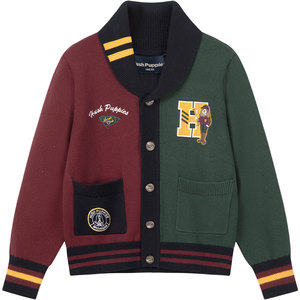 Hush Puppies Children's Clothing Boys Cardigan Sweater 25 Autumn and Winter Large Children's Casual Sweater Warm Children's Sweater Jacket