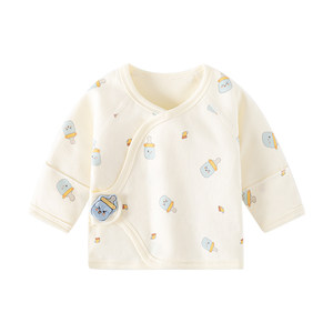 
Newborn baby clothes size 52 summer thin half-back type A pure cotton spring and autumn newborn baby tops and vests