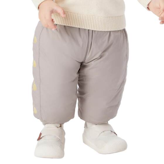 
Balabala children's down pants baby boys and girls long pants baby warm winter high waist pants cute children's clothing
