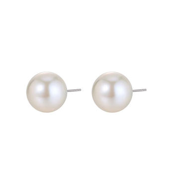 Shi Jia Pearl Earrings Temperament Light Luxury Earrings High-end