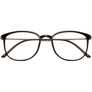 Pure titanium ultra -light myopia glasses female Korean edition tide with a degree with glasses frame net red round face men's black coarse box
