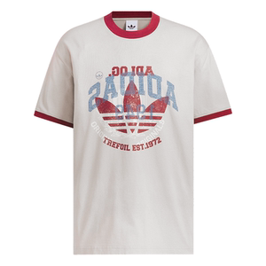 
Couple sports tops short-sleeved T-shirts for men and women in summer adidas Adidas official outlets clover