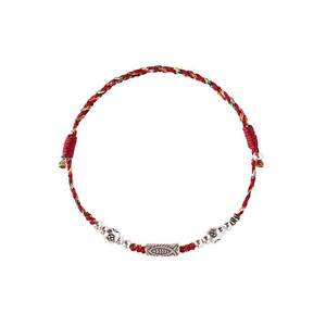 Golden List Title Arbor Koi Red Rope Bracelet Sterling Silver Men and Women Bracelet High School Students' High School Entrance Examination Good Luck Gift Ankle Chain