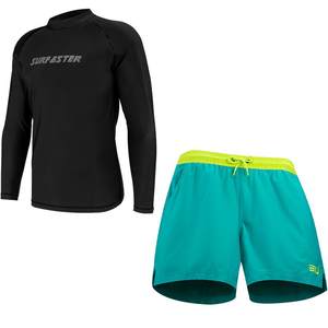 
Men's swimsuit double-layer swimming trunks sun protection surfing jellyfish suit diving quick-drying long-sleeved beach spa