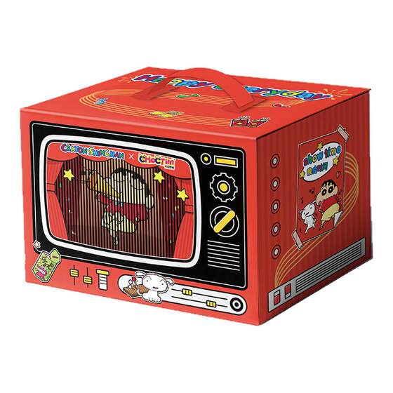 Jock Tim Crayon Little New Year Gift Box Set New Year Snack Gift Pack Good Luck New Year Goods Casual Snack Creative