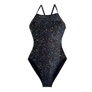 
One-piece triangle swimsuit for women 2025 new style racing professional training swimming pool special high-end hot spring swimwear