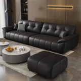 Лоуренс Высоко -обрачный современный минималистский диван наложник является бессмысленным, легкий роскошь большой и маленький подразделение гостиная дерма латекс диван