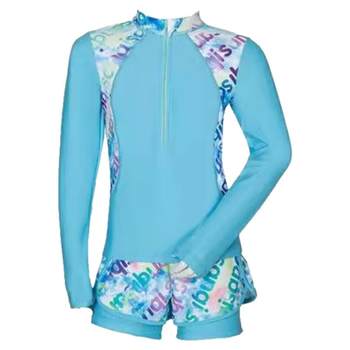 Sanqi Children's Swimsuit 2021 New long -sleeved bodies
