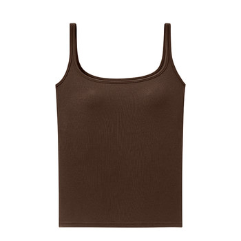 Vest with built-in chest pad Ning Xin Manmei back square collar