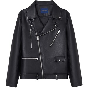 TeenieWeenie Bear Men's Jacket 2025 Spring New Trendy American Fashion Locomotive Imitation Leather Clothes
