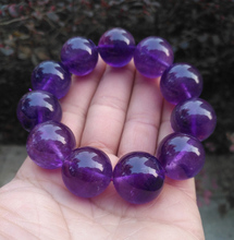 Природный фиолетовый хрустальный шарик браслет полуфабрикат 108 жемчуг Будды с небольшим количеством натурального хлопка и трещин льда O