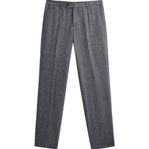 
GXG Men's Wear Winter Simple Men's Business Commuting Gray Bottom White Stripes Slim Small Legs Men's Casual Pants