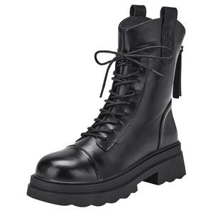 
Hot air black Martin boots for women 2025 winter new versatile thick-soled casual short boots fashion boots women's shoes