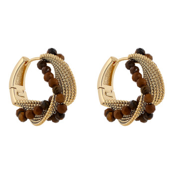
Zhao Lusi's same style Maillard hoop earrings are high-end