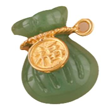 
Bo Ting alloy glass longevity lock pendant accessories