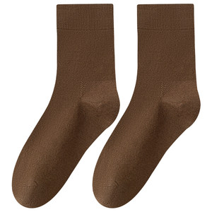 
98% Merino pure wool socks for men and women, winter mid-calf anti-odor warm plus velvet thickened men's cashmere socks
