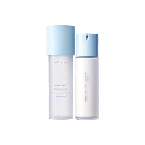 Laneige Little Blue Shield New Water Cool Water Emulsion Skin Care Set Moisturizing Gentle Repair Official Authentic Product