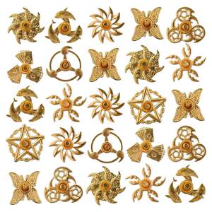 New alloy mini fingertip gyro toy children's metal small mini hand-turn alloy small gyro
